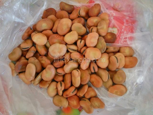新鲜蚕豆400克