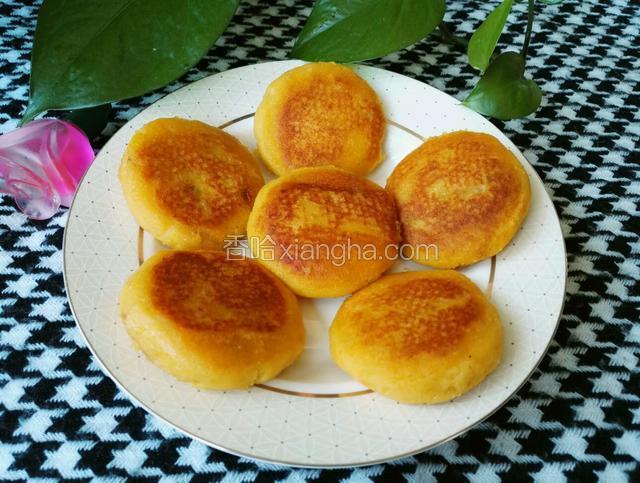 红薯枣泥饼