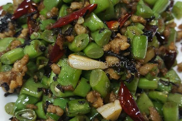 梅干菜四季豆肉沫