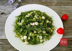 凉拌茴香杏仁的做法图解5