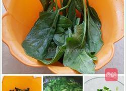 鸡肉菠菜粥的做法图解2