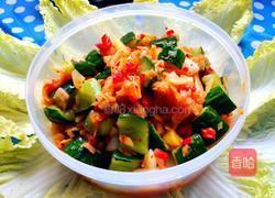 韩国泡菜腌黄瓜的做法图解7