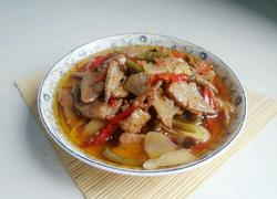 泡菜炒猪肝