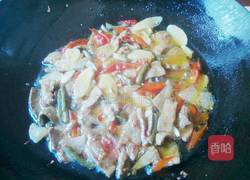 泡菜炒猪肝的做法图解10