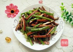 青椒炒酱干的做法图解8