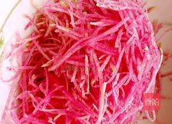 糖醋心里美萝卜的做法图解2