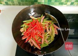 西芹炒火腿的做法图解8
