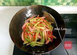 西芹炒火腿的做法图解9