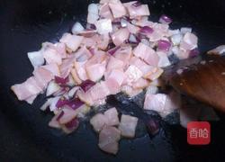 芦笋培根炒饭的做法图解7