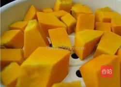 小米南瓜绿豆羹的做法图解1