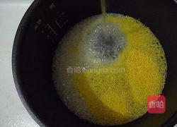 小米南瓜绿豆羹的做法图解2