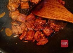 缸豆干红烧肉的做法图解5