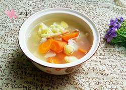 党参花椰菜胡萝卜汤