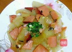 冬瓜炒火腿的做法图解17