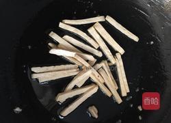 香芹木耳炒白干的做法图解3
