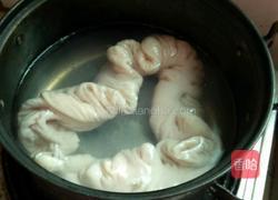 酱爆尖椒大肠的做法图解2