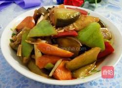 什锦素烧茄子的做法图解12