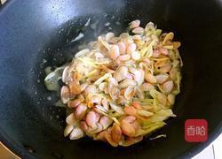 葱爆海瓜子的做法图解5