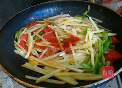 番茄土豆丝的做法图解5