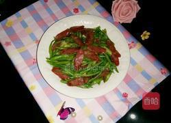 腊肠炒豆角的做法图解11