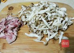 白玉菇炒肉片的做法图解3