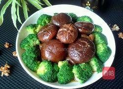 香菇炒西兰花的做法图解8