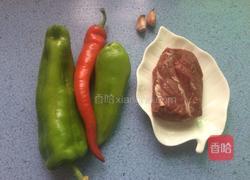 青椒炒牛柳的做法图解1
