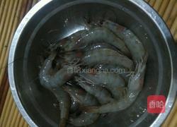 蒜蓉粉丝蒸开边虾的做法图解4