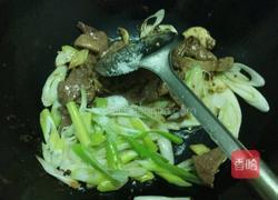 大葱炒猪肝的做法图解9
