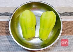 佛手瓜炒虾仁的做法图解2