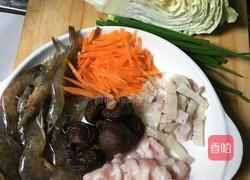 海鲜炒粉干的做法图解3