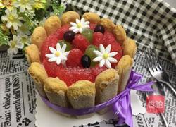 迷你芒果夏洛特的做法图解10