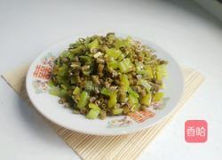 青椒炒酸豆角的做法图解7