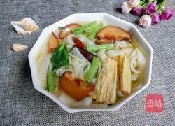 腐竹香菇汤河粉的做法图解9