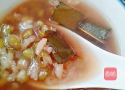 荷叶绿豆粥的做法图解7