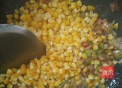 火腿青豆炒玉米的做法图解4
