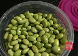 雪菜榨菜毛豆炒肉丝的做法图解3