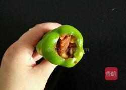 虎皮镶肉尖椒的做法图解4