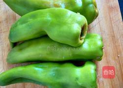 虎皮镶肉尖椒的做法图解5