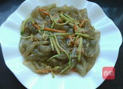 拉皮炒肉丝的做法图解3