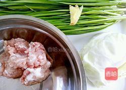 圆白菜猪肉馅饺子的做法图解3