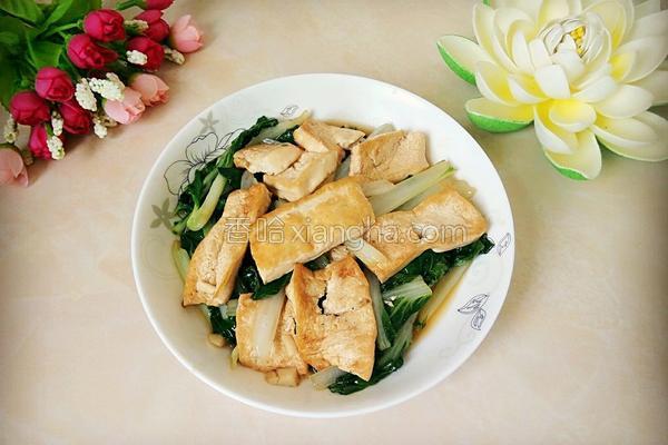 小白菜炒豆腐