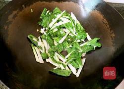 小白菜炒豆腐的做法图解3