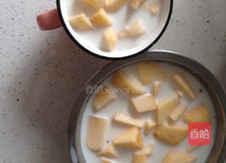 美味牛奶苹果西米露的做法图解8