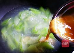鸡蛋丝瓜汤的做法图解6