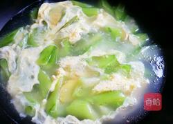 鸡蛋丝瓜汤的做法图解7