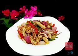 鱿鱼炒洋葱的做法图解11