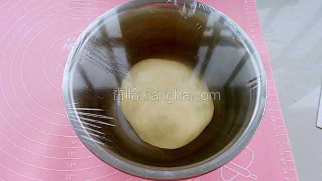 放入容器中包上保鲜膜。