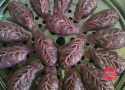紫薯猪肉大葱饺子(紫薯皮)的做法图解7