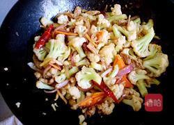 风味炒菜花的做法图解16